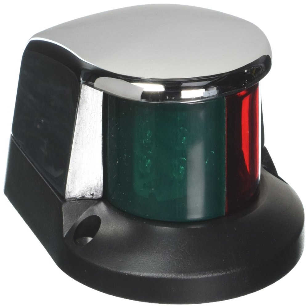 SEACHOICE Deluxe BI-Color Bow Light Chrome Plated Zinc