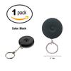 Lucky Line Key Bak with 24" Retractor, Black Clip-ON (43601) view 4