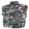 Rothco Ranger Vest  Tactical Outdoor Hunting Camping Utility Cargo Vest with Storage Pockets, Woodland Camo, S view 3