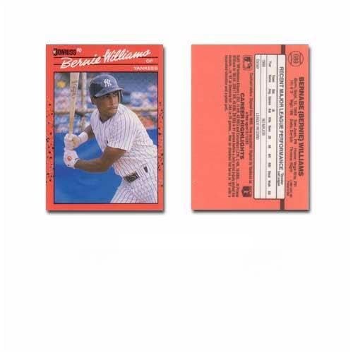 Bernie Williams 1990 Donruss MLB Rookie Card