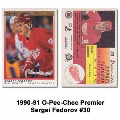 OPC 1990-91 Sergei Federov Rookie Card