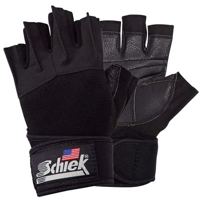 Schiek Sports 540 Platinum Lifting Gloves - Weightlifting Gloves for Women and Men - Wrist Wrap Non Slip
