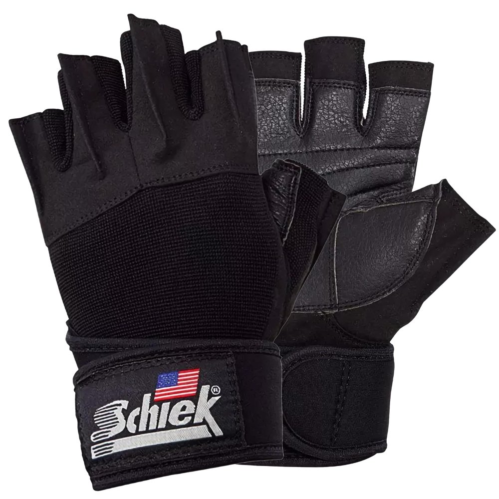 Schiek Sports 540 Platinum Lifting Gloves - Weightlifting Gloves for Women and Men - Wrist Wrap Non Slip