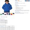 Jerzees Youth 8 oz. NuBlend Fleece Pullover Hood M OXFORD view 2