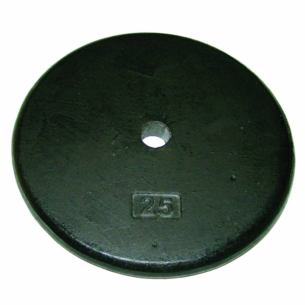 CanDo 10-0606 Iron Disc Weight Plate, 25 lb