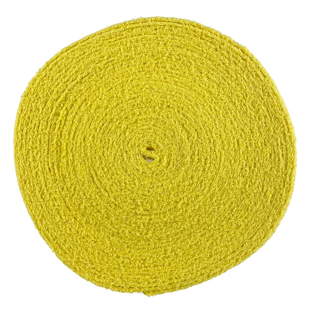 VICTOR Terry Grip Roll Badminton, Squash and Tennis Racket, Yellow, Wide