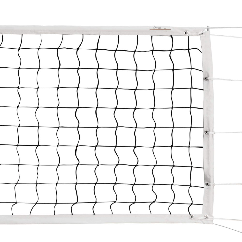 Champion Sports Official Volleyball Net Set, Olympic-Sized 32 x 3  feet, 3mm Nylon Netting, for Tournament Play - Durable, Professional Volleyball Nets - Premium Volleyball Training Equipment