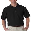 Gildan Men's Ultra Cotton Piqu Polo Black view 1