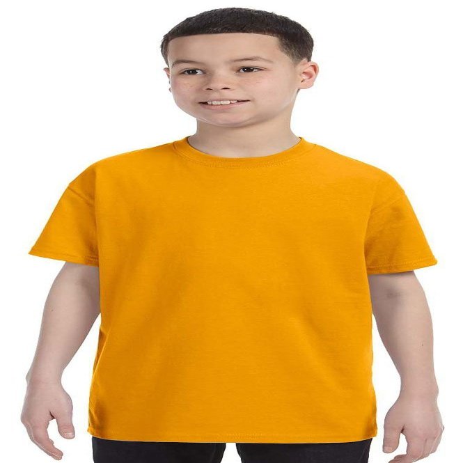 Jerzees Youth 5.6 oz. DRI-POWER ACTIVE T-Shirt XL GOLD