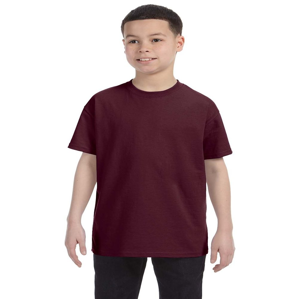 Jerzees 29BR - Heavyweight Blend 50/50 Youth T-Shirt Maroon