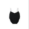 Capezio Women's Camisole Leotard with Clear Transition Straps, Black, Medium view 2