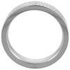 5mm Titanium Pipe Cut Wedding Band Ring for Men Rain Pattern Finish Comfort Fit Size 11.5 view 2