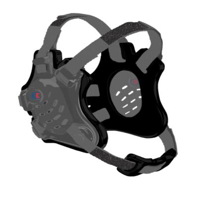 Cliff Keen F5 Tornado Wrestling Headgear - Silver/Black/Silver