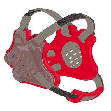 Cliff Keen F5 Tornado Headgear - Silver/Scarlet/Silver