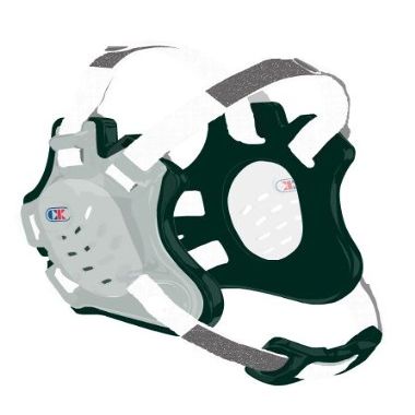 Cliff Keen F5 Tornado Wrestling Headgear - Trans/Dark Green/White