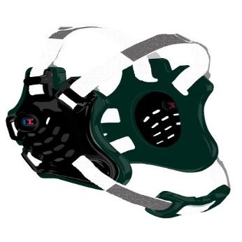 Cliff Keen F5 Tornado Headgear - Black/Dark Green/White