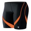 TYR Men's Alliance Splice Jammer Swimsuit, Black/Orange, 28 view 1