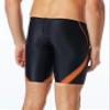 TYR Men's Alliance Splice Jammer Swimsuit, Black/Orange, 28 view 2