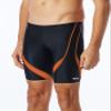 TYR Men's Alliance Splice Jammer Swimsuit, Black/Orange, 28 view 3
