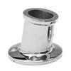 Taylor Made Top-Mount Boat Flag Pole Socket, Tilts 10-Degree Angle, Fits 1" to 1-1/4" Diameter Poles, T316 Polished Stainless Steel, Fits Gunwale, Deck, Pontoon, Marina - 966 view 1