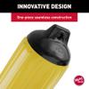 Taylor Made Super Gard Boat Fender, Yellow (8.5" x 26") Double-Molded Ends, Ribbed Technology to Minimize Roll, Rubber Football Needle Inflation Valve, Marine-Grade Vinyl, 5/8" Eyelets - 958824 view 4