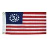 Taylor Made Sewn US Yacht Ensign Boat Flag, 20" x 30", American Red, White & Blue, Stars and Stripes, Marine Anchor Emblem, Embroidered Fade-Resistant Nylon Fabric, Brass Grommets - 8130 view 1
