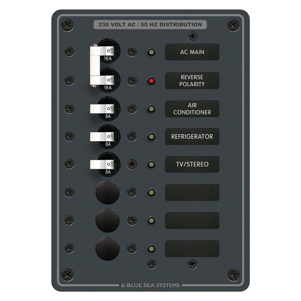 Blue Sea Systems AC Main + 6 Positions [European]