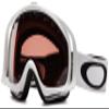 Oakley Unisex-Adult Crowbar Goggles (Matte White,VR28 Polarized) view 1