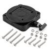 Cannon 2207003 Low-Profile Swivel Downrigger Mounting Base, Black Composite view 2