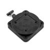 Cannon 2207003 Low-Profile Swivel Downrigger Mounting Base, Black Composite view 3