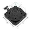 Cannon 2207003 Low-Profile Swivel Downrigger Mounting Base, Black Composite view 4