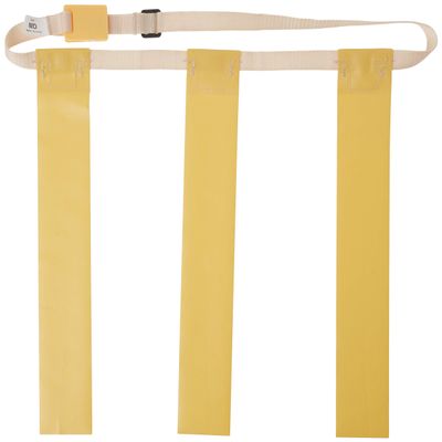 TRIPLE THREAT Flag Football Belts, Yellow, Medium (EACH)