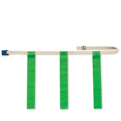 TRIPLE THREAT Flag Football Belts, Green, Medium (EACH)
