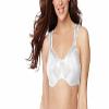 Bali Women's Satin Tracings Minimizer Underwire Bra, White, 36DD view 1
