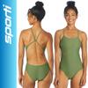 Sporti Micro Back One Piece Swimsuit (24, Olive) view 2