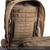 Tasmanian Tiger Mission Pack Mk II, 37L Combat Backpack with Laser Cut MOLLE System, YKK RC Zippers, Black view 4