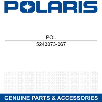 Polaris 5243073-067 Black W/T Upper Pan Brace OEM 1999-2019 Widetrak LX 550