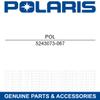 Polaris 5243073-067 Black W/T Upper Pan Brace OEM 1999-2019 Widetrak LX 550 view 1