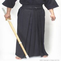 !!New Navy Blue Tetron Hakama