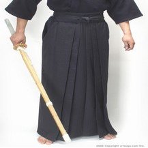 !!New Navy Blue Tetron Hakama
