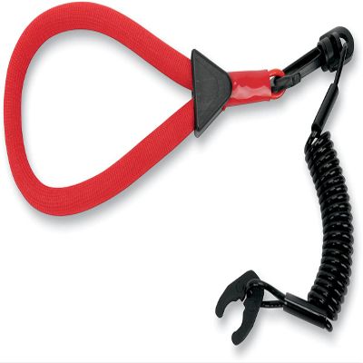 WRIST/VEST LANYARD RED/BLACK