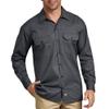 Dickies Men's Long Sleeve Work Shirt, Charcoal, Small view 1