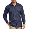Dickies mens Long-sleeve work utility button down shirts, Navy, XX-Large US view 1