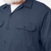 Dickies mens Long-sleeve work utility button down shirts, Navy, XX-Large US view 4
