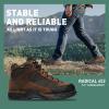 Danner Radical 452 5.5 Waterproof Hiking Boots for Men with Sanded Nubuck Leather, Scuff-Proof Toe Cap, Breathable Gore-Tex & Traction Outsole, Dark Brown - 11.5 EE view 3