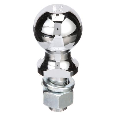 SEACHOICE Trailer Ball, 2-5/16 in., 1 X 2 in. Shank, 6,000 Lb. Capacity, Chrome Finish