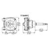 Uflex T73FC Single Cable Rotary Steering Helm view 3