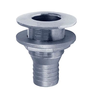 Buck Algonquin 70THH112 316 Stainless Steel Thru Hull - w/ 1-1/8" Hose End