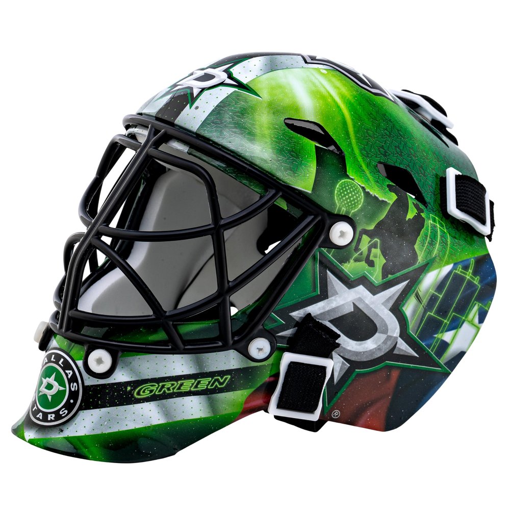 Franklin Sports 7784F25 NHL Mini Goalie Mask,Dollos Stars