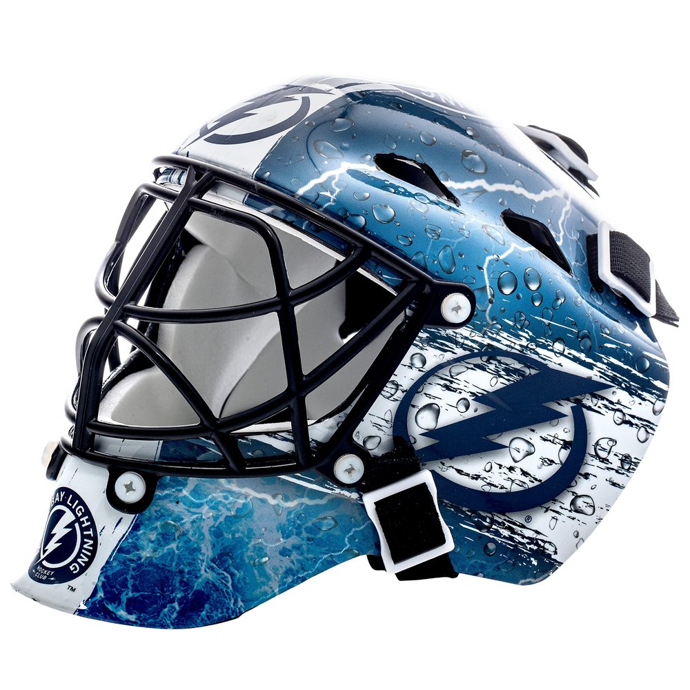 Franklin NHL Tampa Bay Lightning Mini Hockey Mask TEAM SPECIFIC LOGO 4.5 X 5 X 4